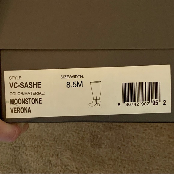 🆕Vince Camuto Sashe Slouch Grey High Shaft Boots - Picture 12 of 12